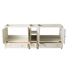 Load image into Gallery viewer, Fresca Oxford 83&quot; Antique White Traditional Double Sink Bathroom Cabinets- Fresca