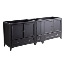 Load image into Gallery viewer, Fresca Oxford 83&quot; Espresso Traditional Double Sink Bathroom Cabinets- Fresca