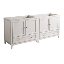 Load image into Gallery viewer, Fresca Oxford 71&quot; Antique White Traditional Double Sink Bathroom Cabinets- Fresca