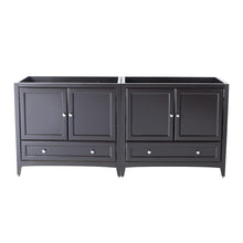 Load image into Gallery viewer, Fresca Oxford 71&quot; Espresso Traditional Double Sink Bathroom Cabinets- Fresca