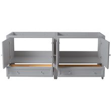 Load image into Gallery viewer, Fresca Oxford 71&quot; Gray Traditional Double Sink Bathroom Cabinets- Fresca