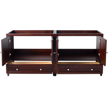 Load image into Gallery viewer, Fresca Oxford 71&quot; Mahogany Traditional Double Sink Bathroom Cabinets- Fresca