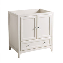 Load image into Gallery viewer, Fresca Oxford 30&quot; Antique White Traditional Bathroom Cabinet- Fresca