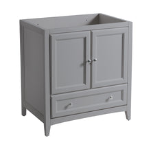 Load image into Gallery viewer, Fresca Oxford 30&quot; Gray Traditional Bathroom Cabinet- Fresca