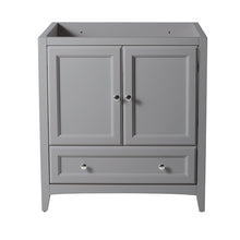 Load image into Gallery viewer, Fresca Oxford 30&quot; Gray Traditional Bathroom Cabinet- Fresca