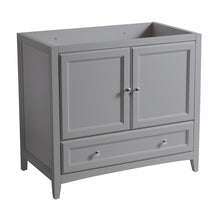 Load image into Gallery viewer, Fresca Oxford 36&quot; Gray Traditional Bathroom Cabinet- Fresca