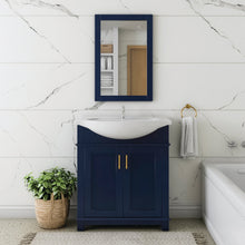 Load image into Gallery viewer, Fresca Hartford 30&quot; Royal Blue Traditional Bathroom Vanity- Fresca