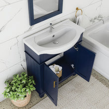 Load image into Gallery viewer, Fresca Hartford 30&quot; Royal Blue Traditional Bathroom Vanity- Fresca