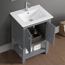 Load image into Gallery viewer, Fresca Manchester 24&quot; Gray Traditional Bathroom Vanity- Fresca