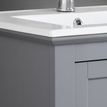 Load image into Gallery viewer, Fresca Manchester 24&quot; Gray Traditional Bathroom Vanity- Fresca