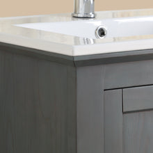 Load image into Gallery viewer, Fresca Manchester Regal 24&quot; Gray Wood Veneer Traditional Bathroom Vanity- Fresca