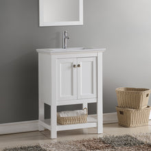 Load image into Gallery viewer, Fresca Manchester 24&quot; White Traditional Bathroom Vanity- Fresca