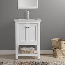 Load image into Gallery viewer, Fresca Manchester 24&quot; White Traditional Bathroom Vanity- Fresca