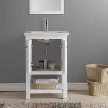 Load image into Gallery viewer, Fresca Manchester 24&quot; White Traditional Bathroom Vanity- Fresca