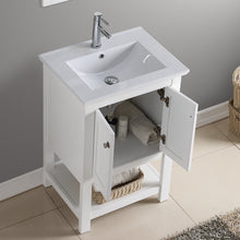 Load image into Gallery viewer, Fresca Manchester 24&quot; White Traditional Bathroom Vanity- Fresca