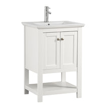 Load image into Gallery viewer, Fresca Manchester 24&quot; White Traditional Bathroom Vanity- Fresca