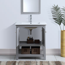 Load image into Gallery viewer, Fresca Manchester 30&quot; Gray Traditional Bathroom Vanity- Fresca