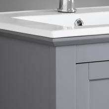 Load image into Gallery viewer, Fresca Manchester 30&quot; Gray Traditional Bathroom Vanity- Fresca