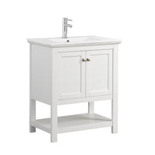 Load image into Gallery viewer, Fresca Manchester 30&quot; White Traditional Bathroom Vanity- Fresca
