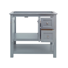 Load image into Gallery viewer, Fresca Manchester 36&quot; Gray Traditional Bathroom Cabinet- Fresca