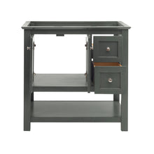 Load image into Gallery viewer, Fresca Manchester Regal 36" Gray Wood Veneer Traditional Bathroom Cabinet- Fresca