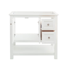 Load image into Gallery viewer, Fresca Manchester 36" White Traditional Bathroom Cabinet- Fresca