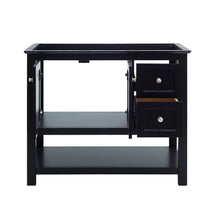 Load image into Gallery viewer, Fresca Manchester 42&quot; Black Traditional Bathroom Cabinet- Fresca