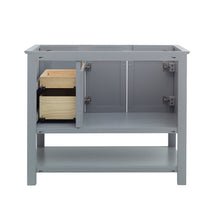 Load image into Gallery viewer, Fresca Manchester 42&quot; Gray Traditional Bathroom Cabinet- Fresca