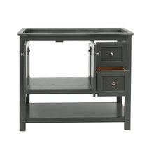 Load image into Gallery viewer, Fresca Manchester Regal 42&quot; Gray Wood Veneer Traditional Bathroom Cabinet- Fresca