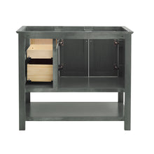 Load image into Gallery viewer, Fresca Manchester Regal 42&quot; Gray Wood Veneer Traditional Bathroom Cabinet- Fresca