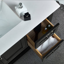 Load image into Gallery viewer, Fresca Manchester 48&quot; Black Traditional Bathroom Cabinet w/ Top &amp; Sink- Fresca