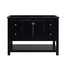 Load image into Gallery viewer, Fresca Manchester 48&quot; Black Traditional Bathroom Cabinet- Fresca