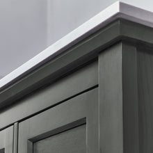 Load image into Gallery viewer, Fresca Manchester Regal 48&quot; Gray Wood Veneer Traditional Double Sink Bathroom Cabinet w/ Top &amp; Sinks- Fresca