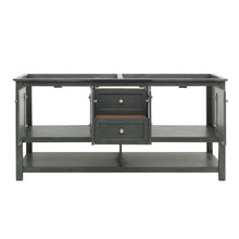 Load image into Gallery viewer, Fresca Manchester Regal 72&quot; Gray Wood Veneer Traditional Double Sink Bathroom Cabinet- Fresca