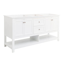 Load image into Gallery viewer, Fresca Manchester 72&quot; White Traditional Double Sink Bathroom Cabinet- Fresca