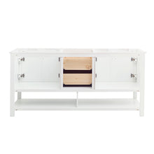 Load image into Gallery viewer, Fresca Manchester 72&quot; White Traditional Double Sink Bathroom Cabinet- Fresca