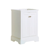 Load image into Gallery viewer, Fresca Windsor 24" Matte White Traditional Bathroom Cabinet- Fresca