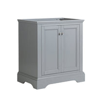 Load image into Gallery viewer, Fresca Windsor 30&quot; Gray Textured Traditional Bathroom Cabinet- Fresca