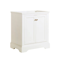 Load image into Gallery viewer, Fresca Windsor 30&quot; Matte White Traditional Bathroom Cabinet- Fresca