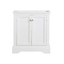 Load image into Gallery viewer, Fresca Windsor 30&quot; Matte White Traditional Bathroom Cabinet- Fresca