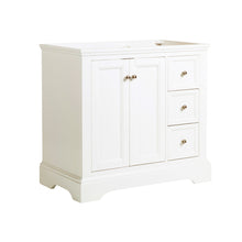 Load image into Gallery viewer, Fresca Windsor 36" Matte White Traditional Bathroom Cabinet- Fresca
