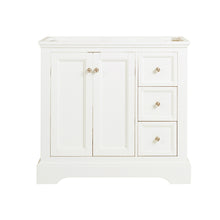 Load image into Gallery viewer, Fresca Windsor 36" Matte White Traditional Bathroom Cabinet- Fresca