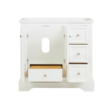 Load image into Gallery viewer, Fresca Windsor 36" Matte White Traditional Bathroom Cabinet- Fresca