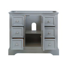 Load image into Gallery viewer, Fresca Windsor 40&quot; Gray Textured Traditional Bathroom Cabinet- Fresca