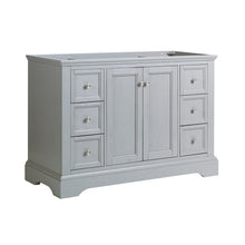Load image into Gallery viewer, Fresca Windsor 48&quot; Gray Textured Traditional Bathroom Cabinet- Fresca