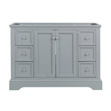 Load image into Gallery viewer, Fresca Windsor 48&quot; Gray Textured Traditional Bathroom Cabinet- Fresca