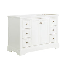 Load image into Gallery viewer, Fresca Windsor 48&quot; Matte White Traditional Bathroom Cabinet- Fresca