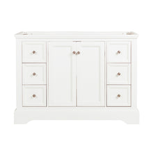 Load image into Gallery viewer, Fresca Windsor 48&quot; Matte White Traditional Bathroom Cabinet- Fresca