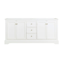 Load image into Gallery viewer, Fresca Windsor 72&quot; Matte White Traditional Double Sink Bathroom Cabinet- Fresca