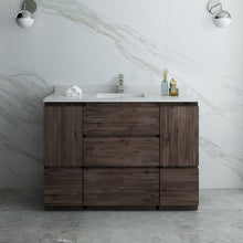 Load image into Gallery viewer, Fresca Formosa 48&quot; Floor Standing Modern Bathroom Cabinet w/ Top &amp; Sink- Fresca